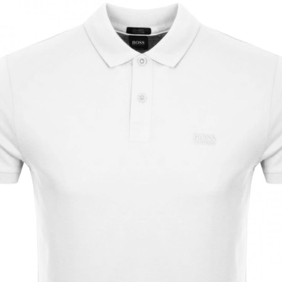 Alternative Image for ProductBOSS Athleisure Piro Polo T Shirt White2